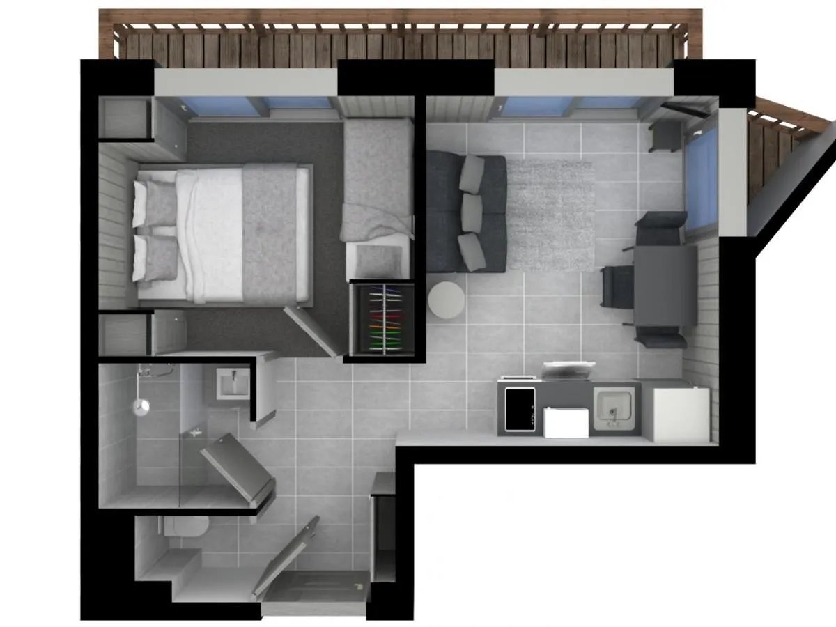 Appartement Cosy, Design, Renove, En Centre-Ville Avec Grande Chambre A Courchevel Moriond - Fr-1-563-44 0*,  France